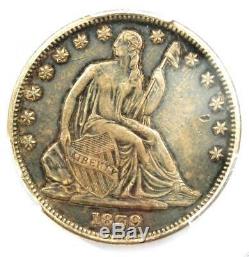 1839 Drapery Seated Liberty Half Dollar 50C Certified PCGS XF Details (EF)