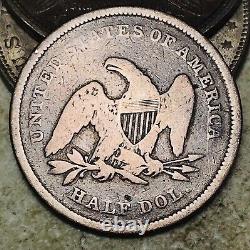 1839 Seated Liberty Half Dollar 50C Ungraded Choice 90% Silver US Coin CC14173