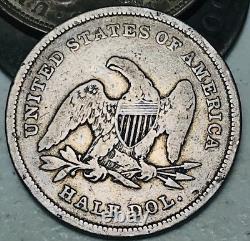 1839 Seated Liberty Half Dollar 50C Ungraded Choice 90% Silver US Coin CC21556