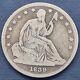 1839 Seated Liberty Half Dollar 50c Better Grade Scratched #54300