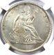 1839 Seated Liberty Half Dollar Drapery 50c Certified Ngc Au Details