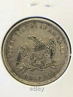1839 Seated Liberty Half Dollar, With Drapery, High Grade Coin