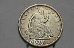 1839 Seated Liberty Half Dollar with drapery from elbow (90% Silver) Item # 3895