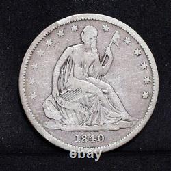 1840 Liberty Seated Half Dollar VF (#32658)
