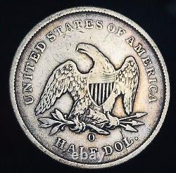 1840 O Seated Liberty Half Dollar 50C Ungraded Choice 90% Silver US Coin CC17518
