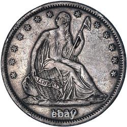 1840 (P) Seated Liberty Half Dollar 90% Silver Extra Fine XF See Pics X153