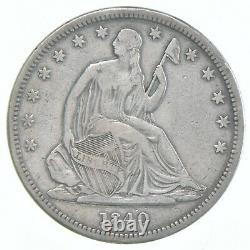 1840 Seated Liberty Half Dollar Small Letters 1181