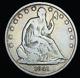 1841 O Seated Liberty Half Dollar 50c Ungraded 90% Silver Us Coin Cc19910