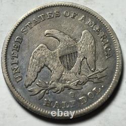 1841 o 50c Seated Liberty Half Dollar. Attractive Circulated Example, Cleaned