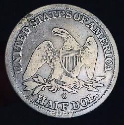 1842 O Seated Liberty Half Dollar 50C Ungraded Choice 90% Silver US Coin CC17519