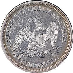 1842-P Seated Half Dollar'Medium Date' Choice AU/BU Details Great Eye Appeal