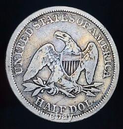 1842 Seated Liberty Half Dollar 50C Ungraded Choice 90% Silver US Coin CC16730