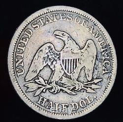 1842 Seated Liberty Half Dollar 50C Ungraded Choice 90% Silver US Coin CC17097