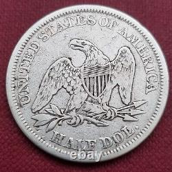 1842 Seated Liberty Half Dollar 50c Better Grade VF #60164