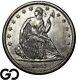 1842 Seated Liberty Half Dollar, Sm Date, Lg. Letters, Choice Au+ Better Date