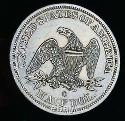 1843 O Seated Liberty Half Dollar 50C High Grade Choice Silver US Coin CC5806