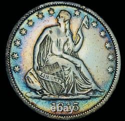 1843 O Seated Liberty Half Dollar 50C Ungraded Det 90% Silver US Coin CC21558