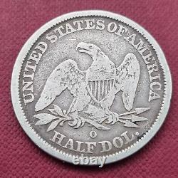 1843 O Seated Liberty Half Dollar 50c Better Grade VF #51108