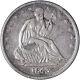 1843 Seated Liberty Half Dollar 90% Silver Extra Fine Xf See Pics M406