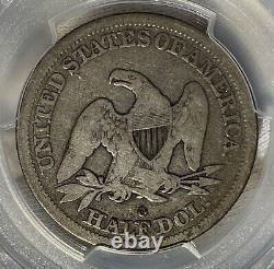1844-O Doubled Date Seated Liberty 50c PCGS VG08 Very Original Almost Fine