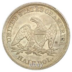 1846 50c PCGS/CAC MS62 Beautifully Original! Liberty Seated Half Dollar