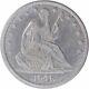 1846-o Liberty Seated Silver Half Dollar Vf Uncertified #813