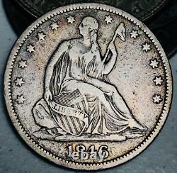 1846 O Seated Liberty Half Dollar 50C Ungraded Choice 90% Silver US Coin CC20781