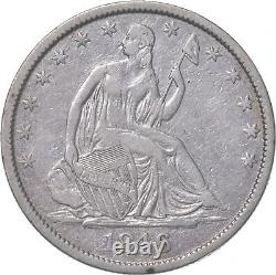 1846-O Seated Liberty Half Dollar LD5 REV RET CUD W840 8330