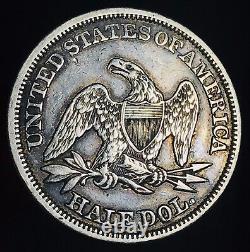 1846 Seated Liberty Half Dollar 50C High Grade Details Silver US Coin CC15875