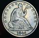 1846 Seated Liberty Half Dollar 50c Tall Date 90% Silver Us Coin Cc20780