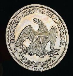 1846 Seated Liberty Half Dollar 50C TALL DATE CHOICE 90% Silver US Coin CC12300