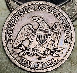 1847 O Seated Liberty Half Dollar 50C Ungraded Choice 90% Silver US Coin CC17098
