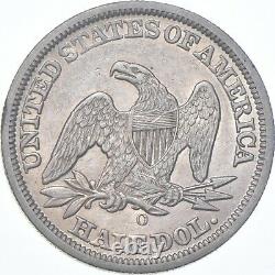 1847-O Seated Liberty Half Dollar WB-11 Large O 0212