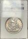 1847 Seated Liberty 50c Anacs Ms62 Pq 1980's Holder Blazing Luster! Wow