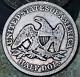 1847 Seated Liberty Half Dollar 50c Ungraded Choice 90% Silver Us Coin Cc18646