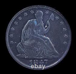 1847-o Seated Liberty Half Dollar! In Great Condition