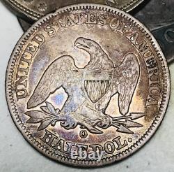 1848 O Seated Liberty Half Dollar 50C High Grade Choice Silver US Coin CC19843