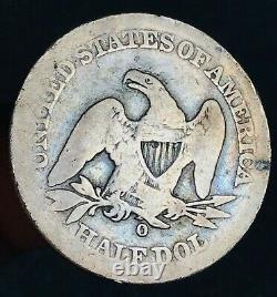 1848 O Seated Liberty Half Dollar 50C Ungraded Good 90% Silver US Coin CC11460