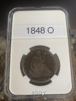 1848-O Seated Liberty Half Dollar Nicely Circulated