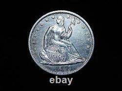 1849 Seated Liberty Half Dollar UNC Cleaned