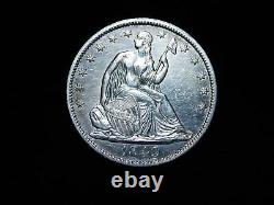 1849 Seated Liberty Half Dollar UNC Cleaned