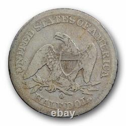 1852 O 50C Seated Liberty Half Dollar PCGS VG 8 Very Good Key Date Tough Coin