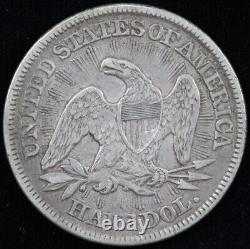 1853 50c Seated Liberty Half Dollar