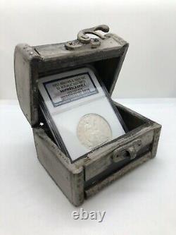 1853 ARROWS & RAYS Seated Liberty SS Republic Shipwreck INSCRIBED 50c NGC