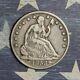1853 Liberty Seated Silver Half Dollar Collector Coin. Free Shipping