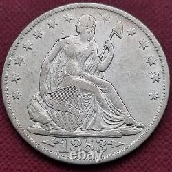 1853 O Seated Liberty Half Dollar 50c Better Grade XF Details #55662
