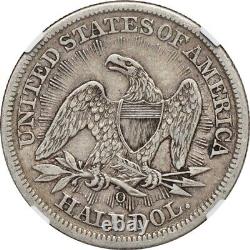 1853-O Seated Liberty Half Dollar Arrows And Rays NGC, XF-45 50c, C00067715