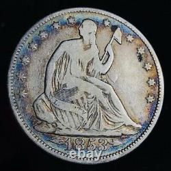 1853 Seated Liberty Half Dollar 50C ARROWS RAYS Ungraded Silver US Coin CC10268
