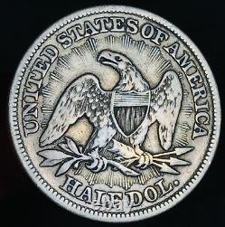 1853 Seated Liberty Half Dollar 50C ARROWS RAYS Ungraded Silver US Coin CC20180