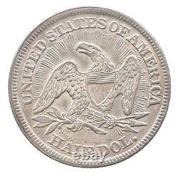 1853 Seated Liberty Half Dollar Arrows 4622